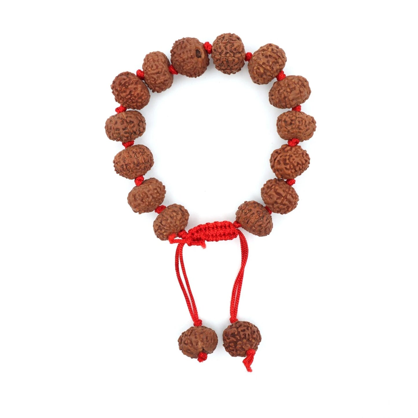 5 MUKHI RUDRAKSHA BRACELET (Adjustable Sliding Knot)  Lab Certificate