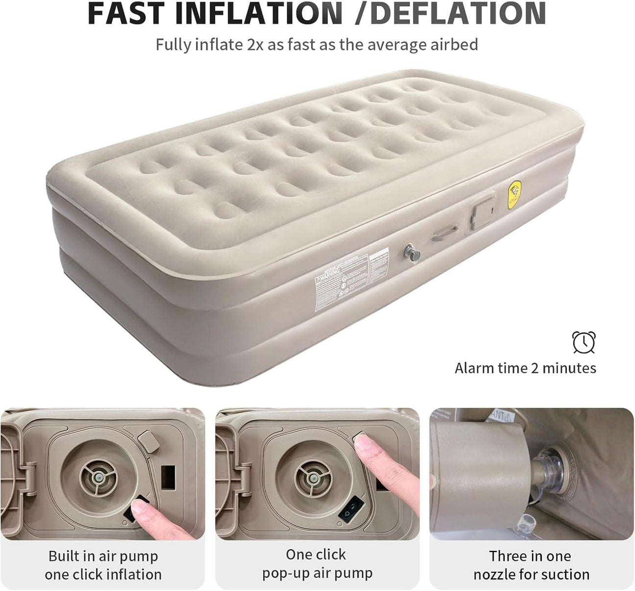 Inflatable bed